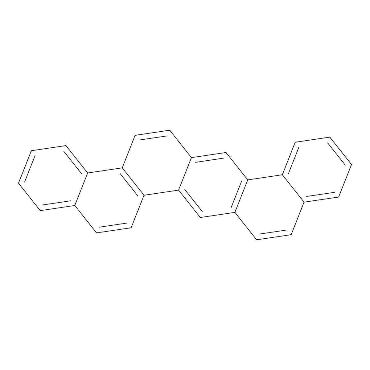 Naphtho(1,2-b)chrysene molecular structure, CAS 220-77-9