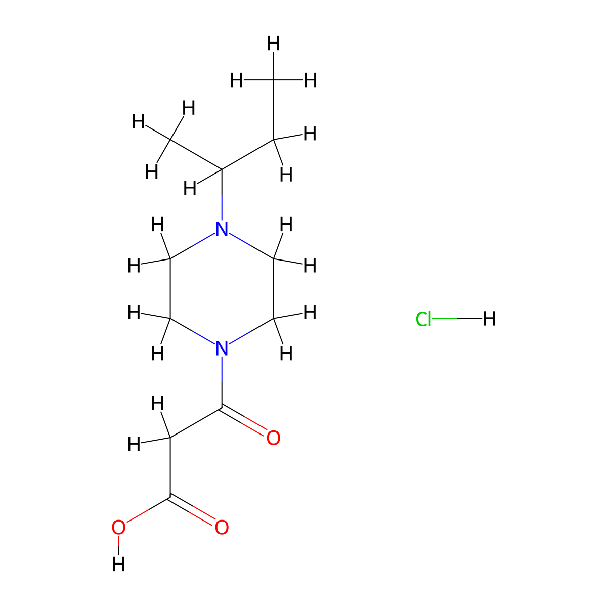 3-(4-(sec-Butyl)piperazin-1-yl)-3-oxopropanoic acid hydrochloride molecular structure, CAS 2200044-57-9