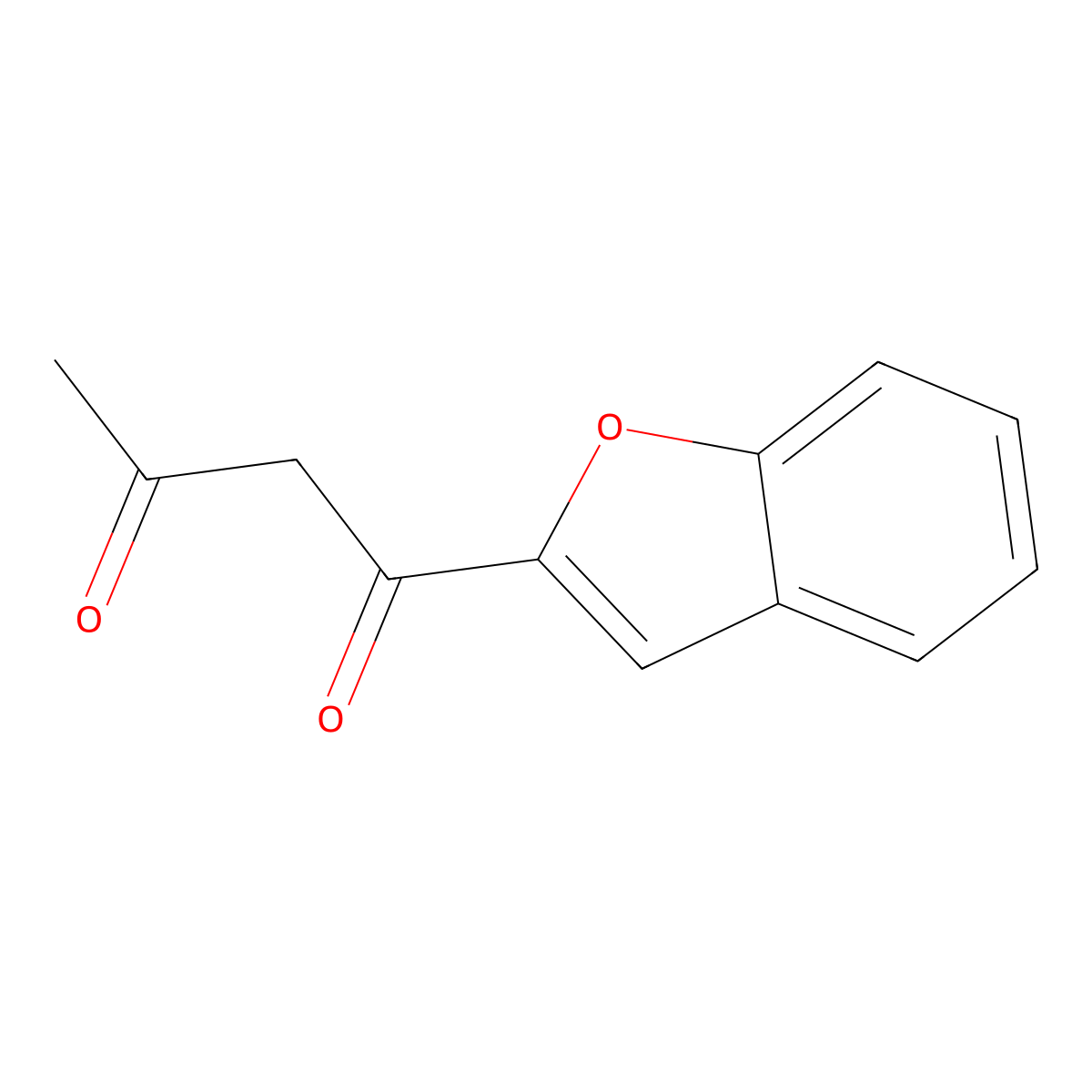1-(Benzofuran-2-yl)butane-1,3-dione molecular structure, CAS 220009-29-0