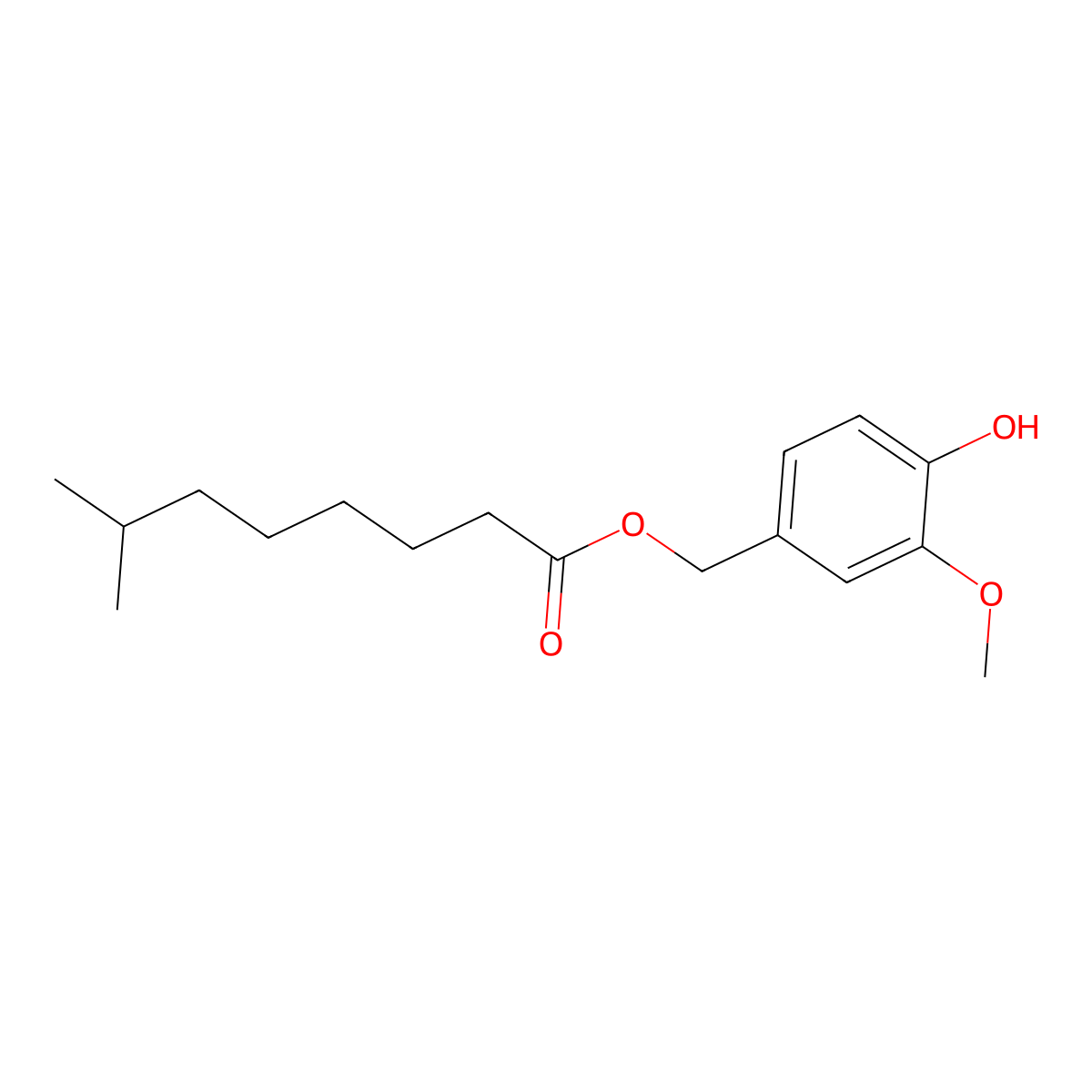 Nordihydrocapsiate molecular structure, CAS 220012-53-3