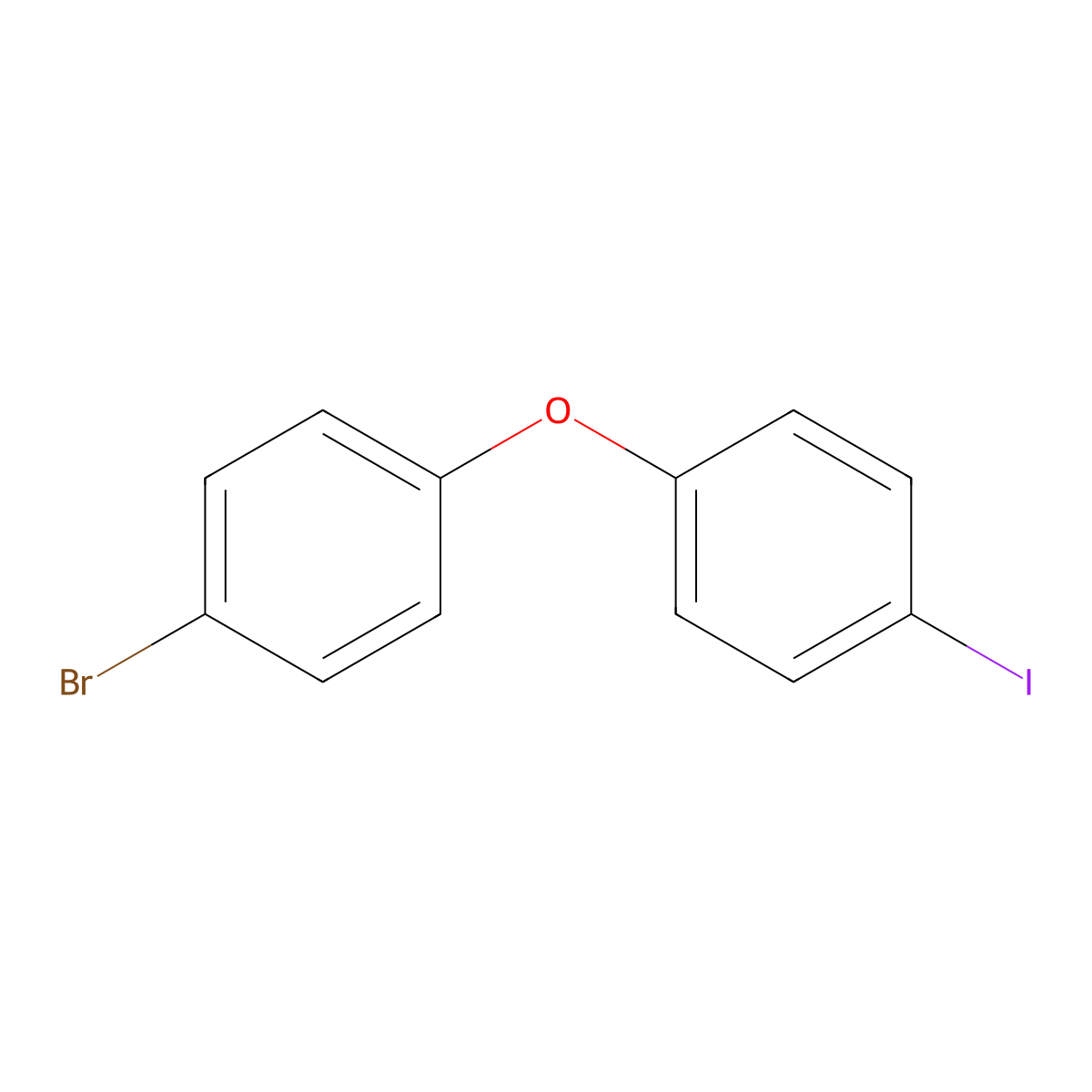 1-Bromo-4-(4-iodophenoxy)benZene molecular structure, CAS 220025-13-8