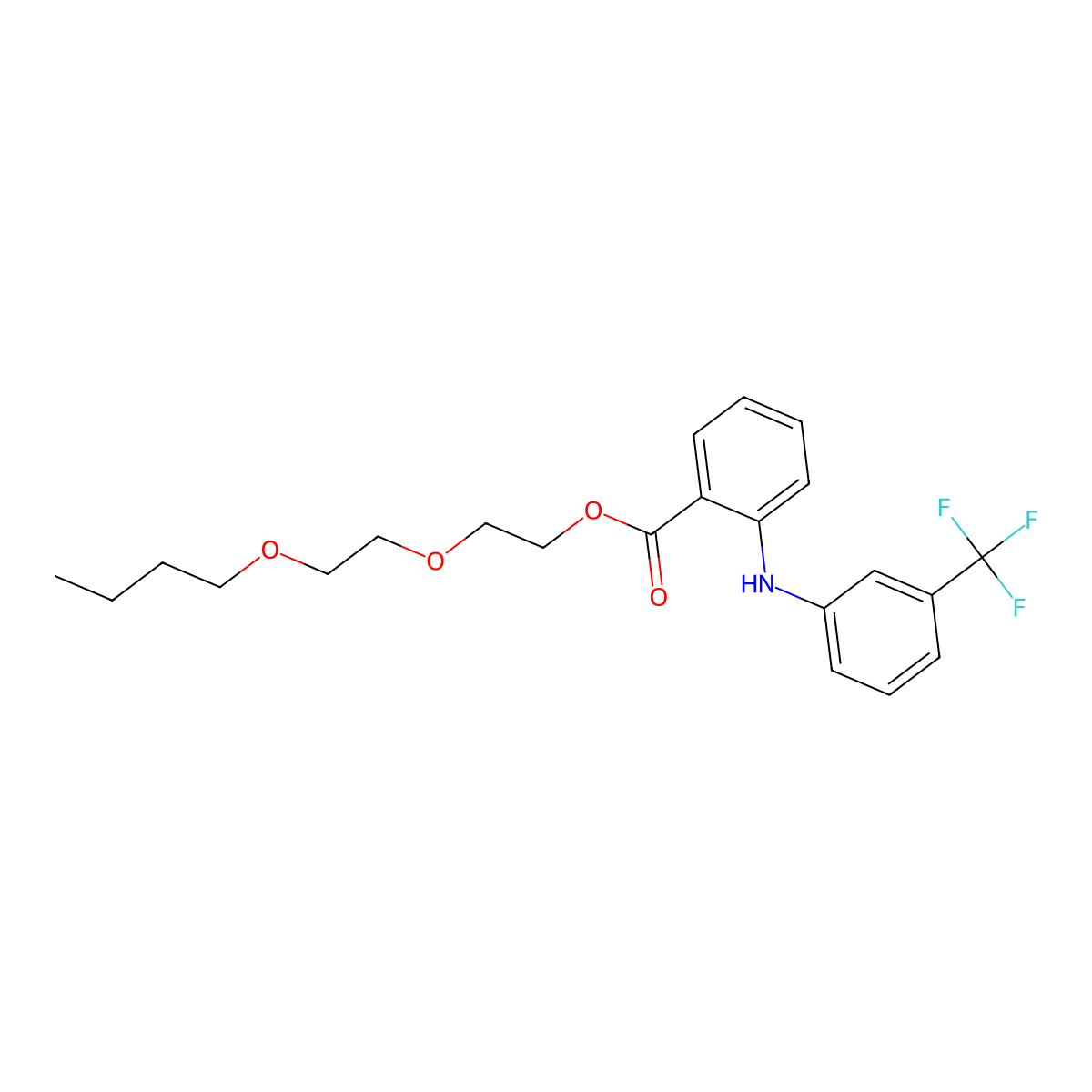 Etofenamate EP Impurity E molecular structure, CAS 2200281-00-9
