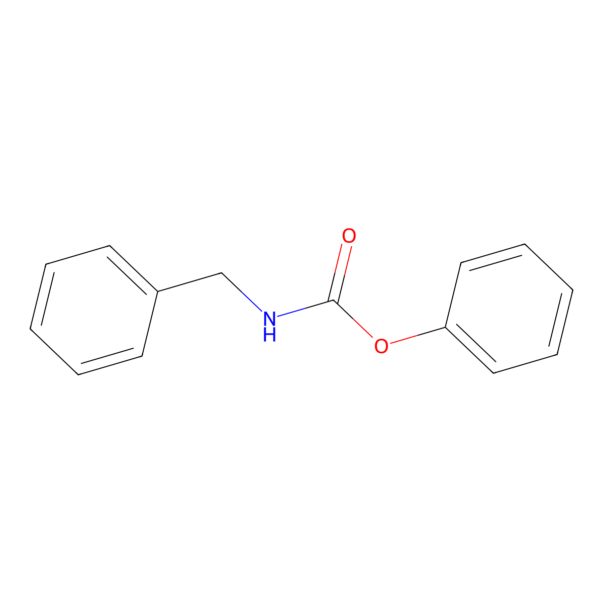 phenyl N-benzylcarbamate molecular structure, CAS 22003-17-4