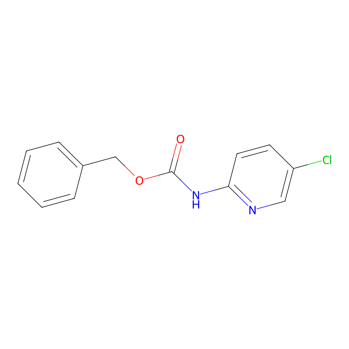 benzyl N-(5-chloropyridin-2-yl)carbamate molecular structure, CAS 2200377-11-1