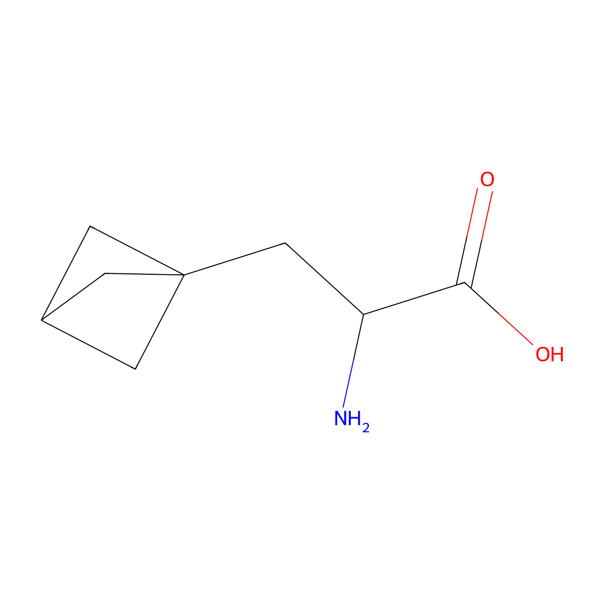 (2R)-2-amino-3-(1-bicyclo[1.1.1]pentanyl)propanoic acid molecular structure, CAS 2200552-04-9