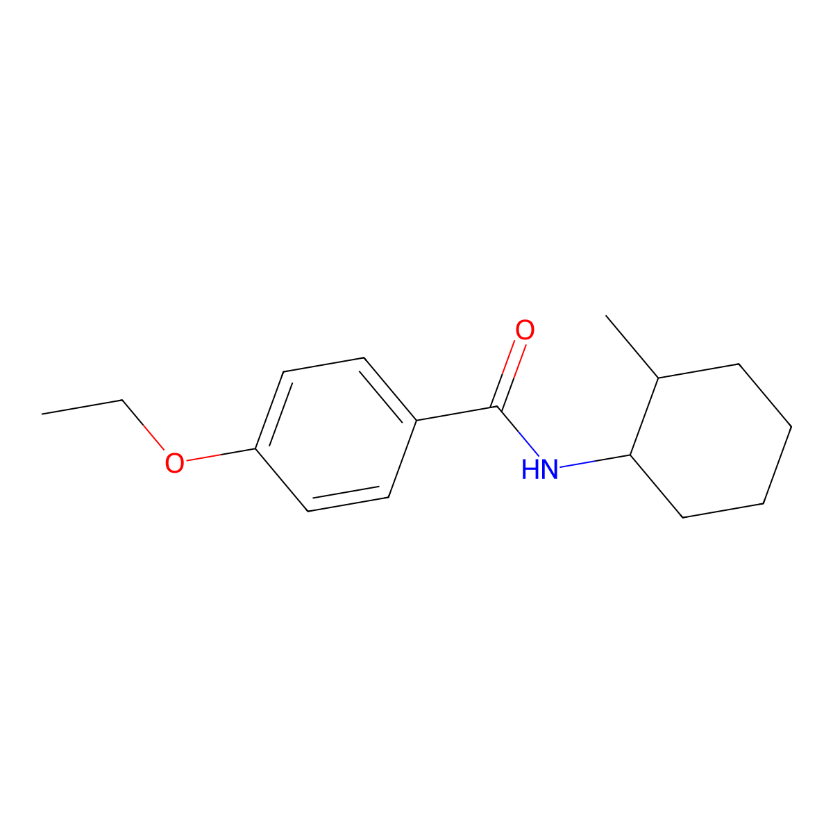 4-Ethoxy-N-(2-methylcyclohexyl)benzamide molecular structure, CAS 2200568-07-4