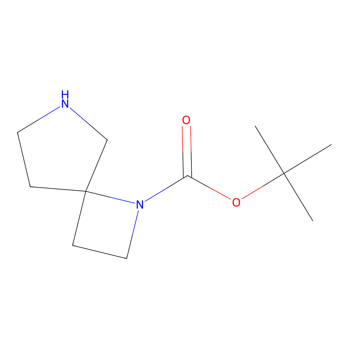 tert-butyl (4S)-1,7-diazaspiro[3.4]octane-1-carboxylate molecular structure, CAS 2200580-22-7