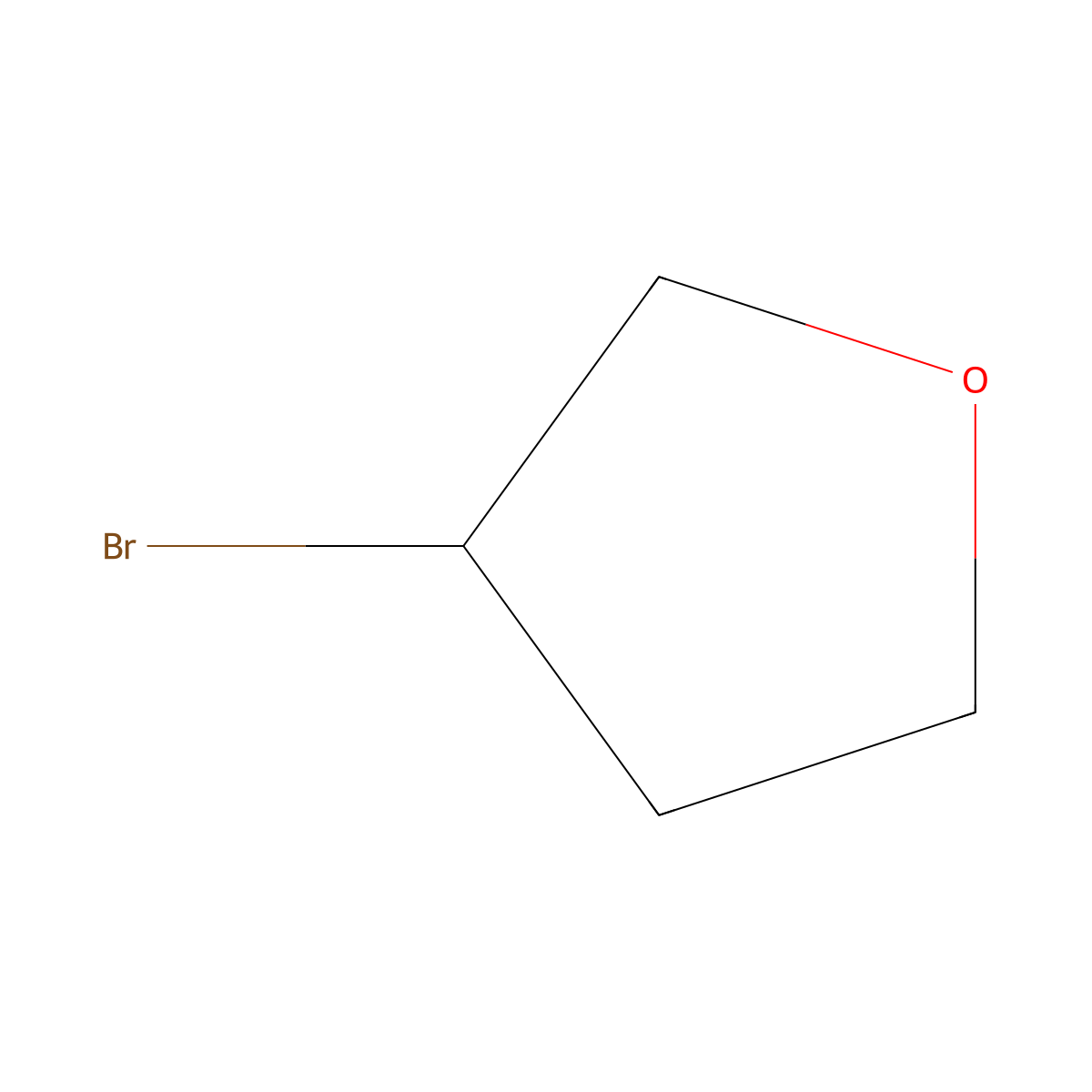 (3R)-3-Bromooxolane molecular structure, CAS 2200583-24-8