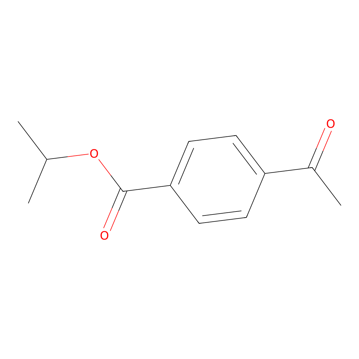 Isopropyl 4-Acetylbenzoate molecular structure, CAS 220089-22-5