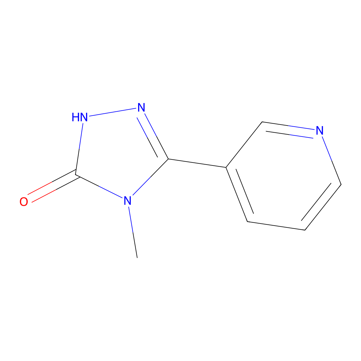 4-methyl-3-(pyridin-3-yl)-4,5-dihydro-1H-1,2,4-triazol-5-one molecular structure, CAS 2200924-62-3