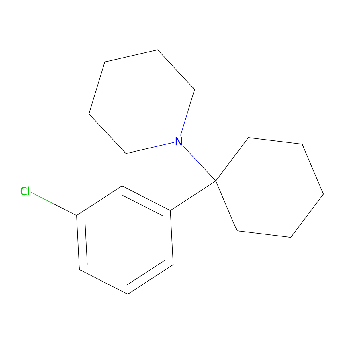 3-Chloro-PCP molecular structure, CAS 2201-32-3