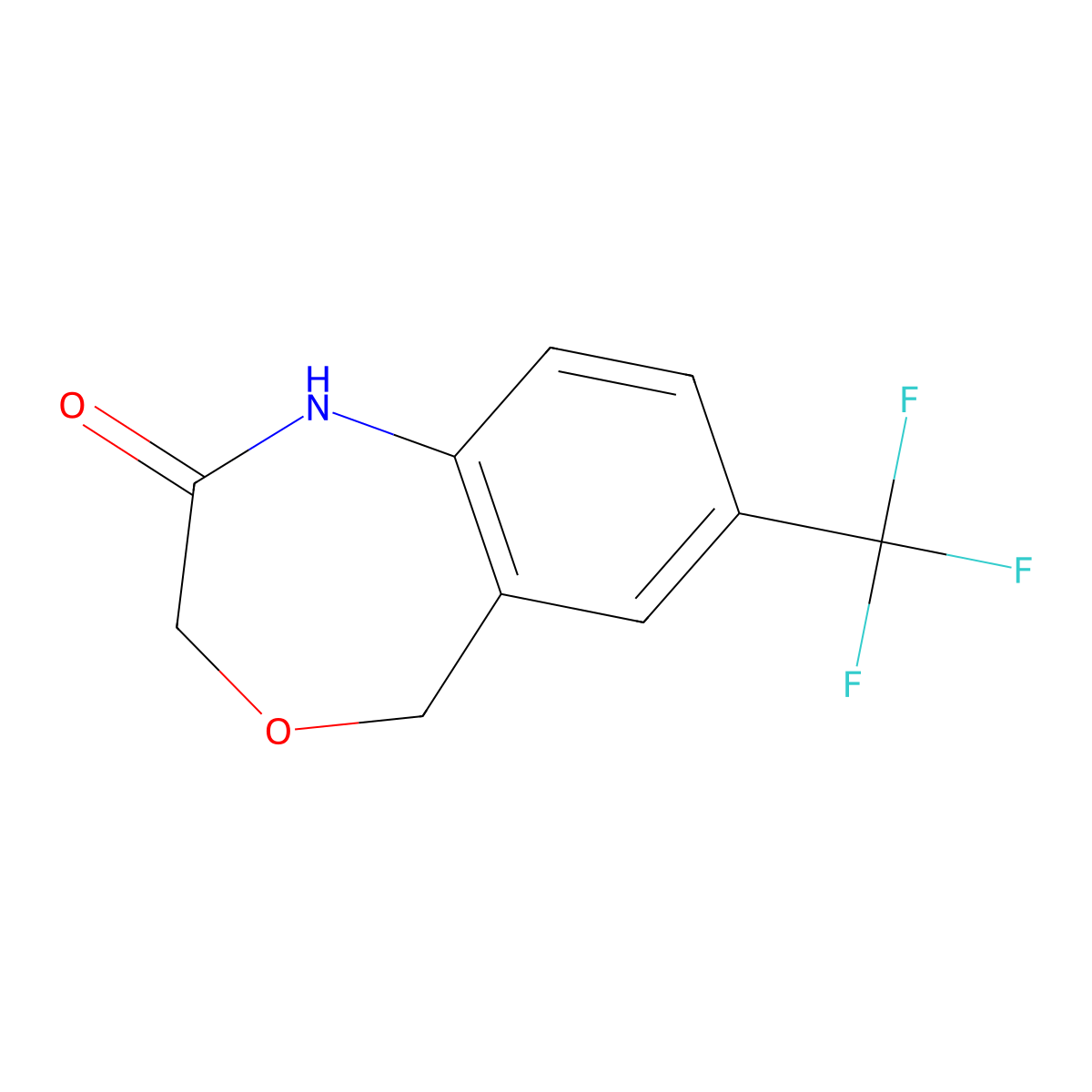 7-(Trifluoromethyl)-1,2,3,5-tetrahydro-4,1-benzoxazepin-2-one molecular structure, CAS 220107-63-1