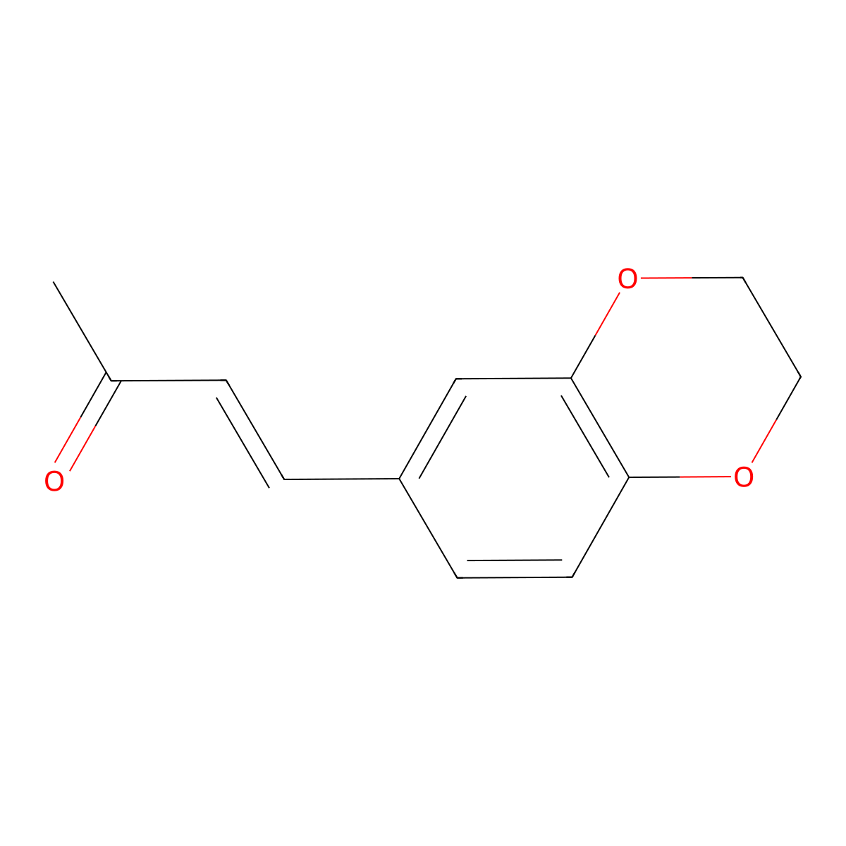 4-(2,3-Dihydro-1,4-benzodioxin-6-yl)but-3-en-2-one molecular structure, CAS 22013-47-4
