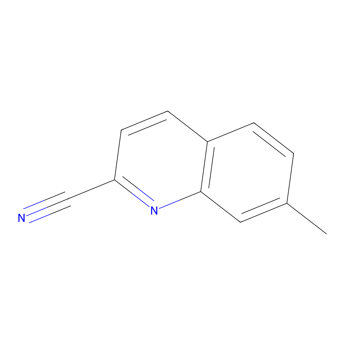 7-Methylquinoline-2-carbonitrile molecular structure, CAS 220143-50-0