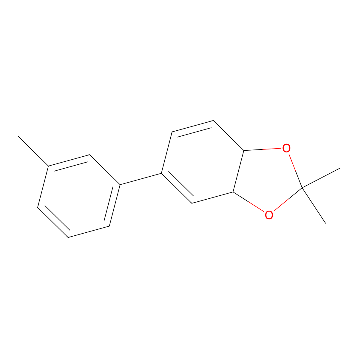 (3aR,7aS)-2,2-dimethyl-5-(m-tolyl)-3a,7a-dihydrobenzo[d][1,3]dioxole (racemic) molecular structure, CAS 2201583-27-7