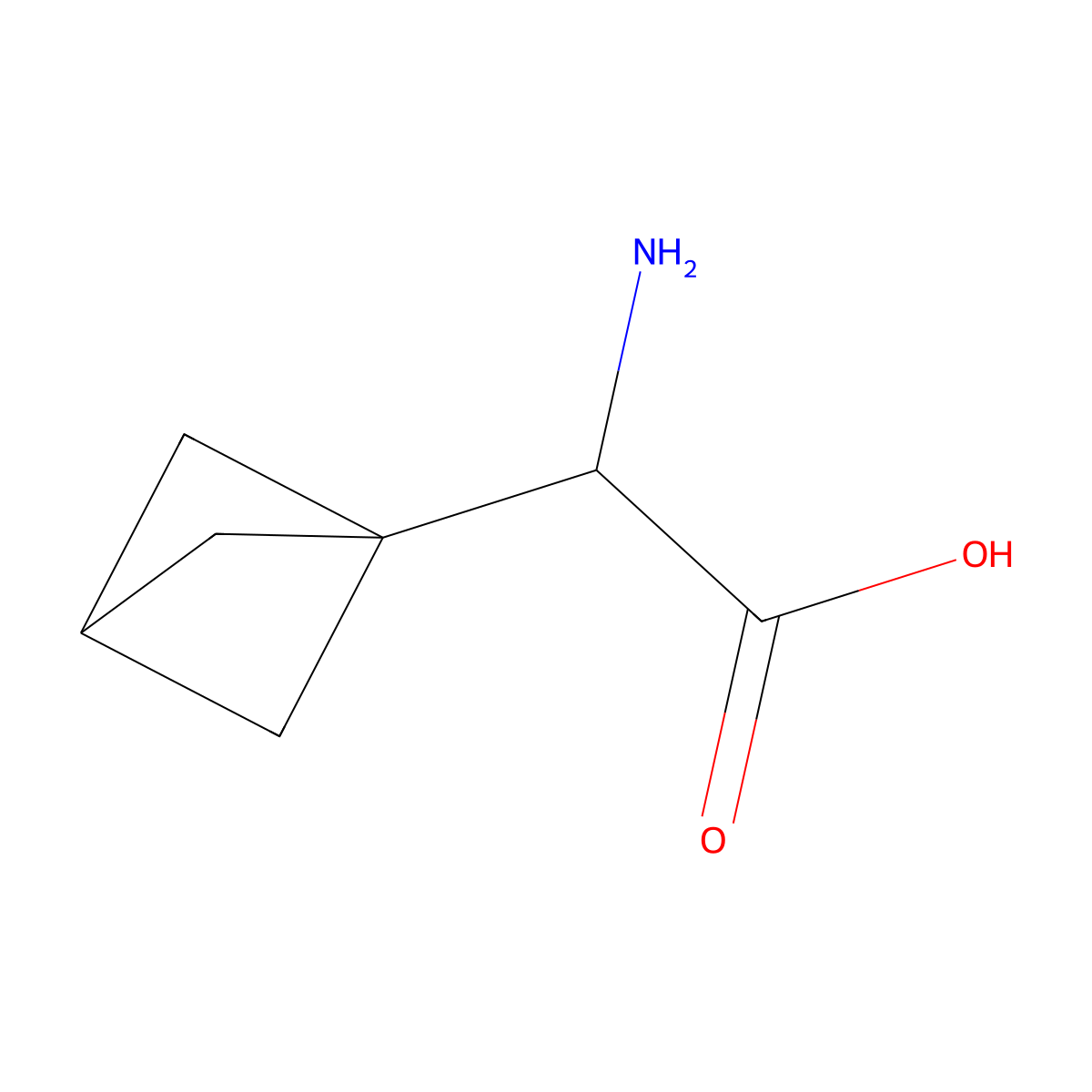(R)-2-Amino-2-(bicyclo[1.1.1]pentan-1-yl)acetic acid molecular structure, CAS 2201703-98-0