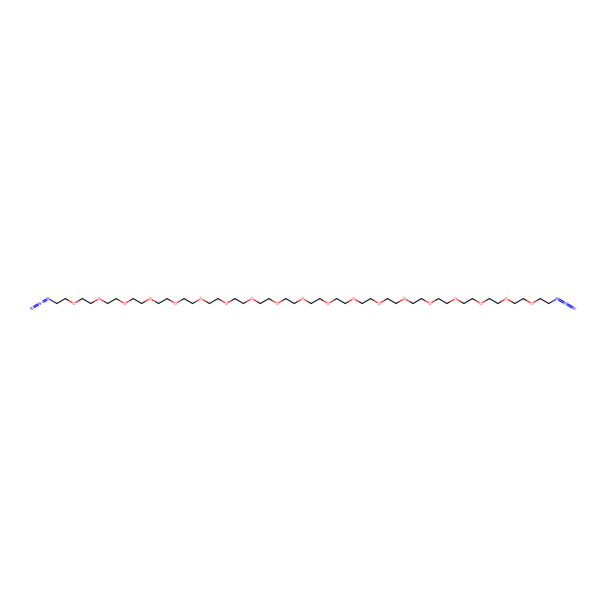 Azido-PEG19-azide molecular structure, CAS 2201825-22-9