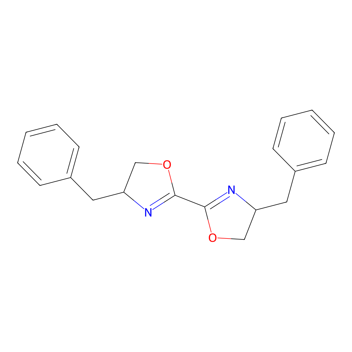 4,4'-DiBenzyl-4,4',5,5'-tetrahydro-2,2'-bioxazole molecular structure, CAS 220184-93-0