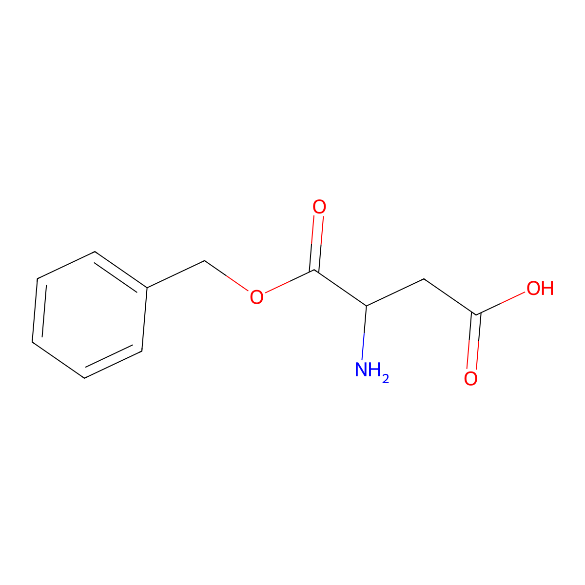 3-Amino-4-(benzyloxy)-4-oxobutanoic acid molecular structure, CAS 220195-52-8