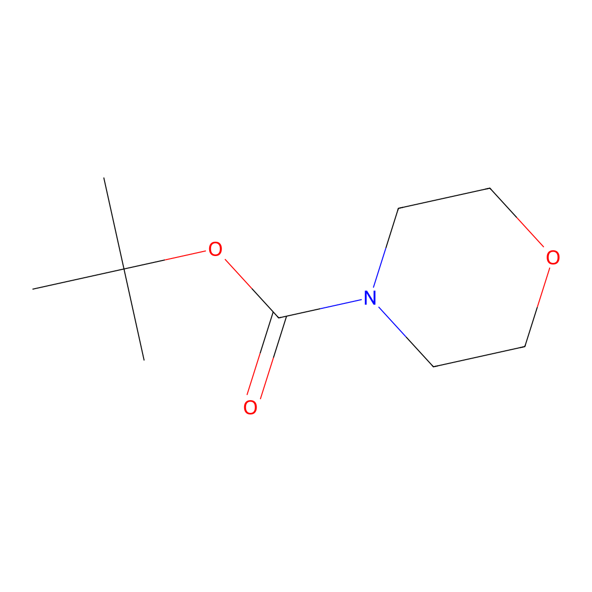 Tert-butyl Morpholine-4-carboxylate molecular structure, CAS 220199-85-9