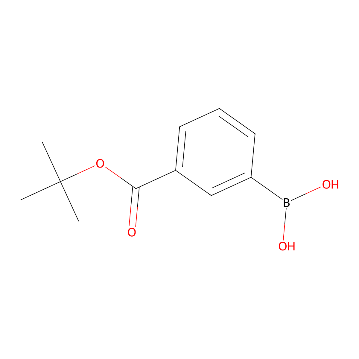 (3-((Tert-butoxy)carbonyl)phenyl)boronic acid molecular structure, CAS 220210-56-0