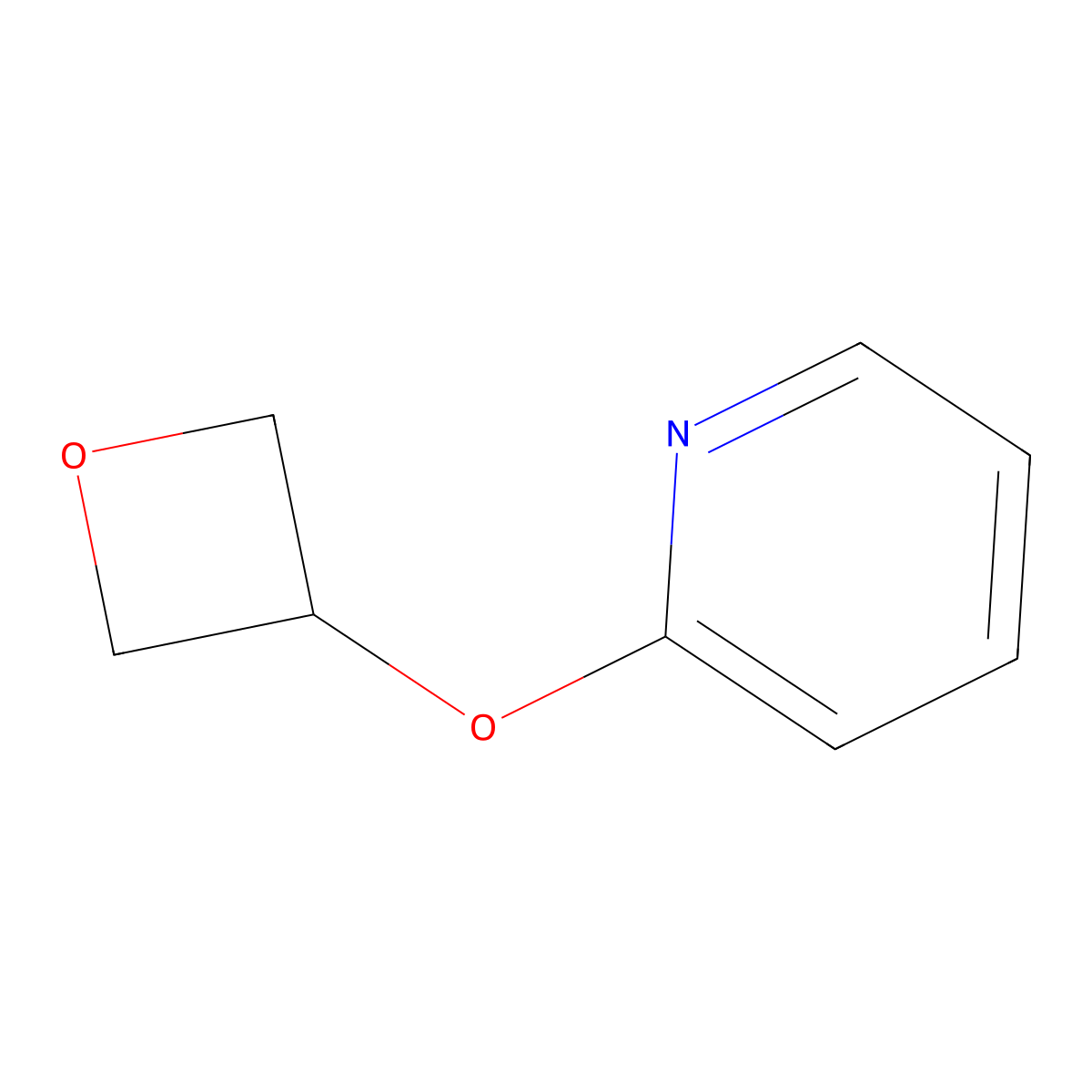 2-(Oxetan-3-yloxy)pyridine molecular structure, CAS 2202245-84-7