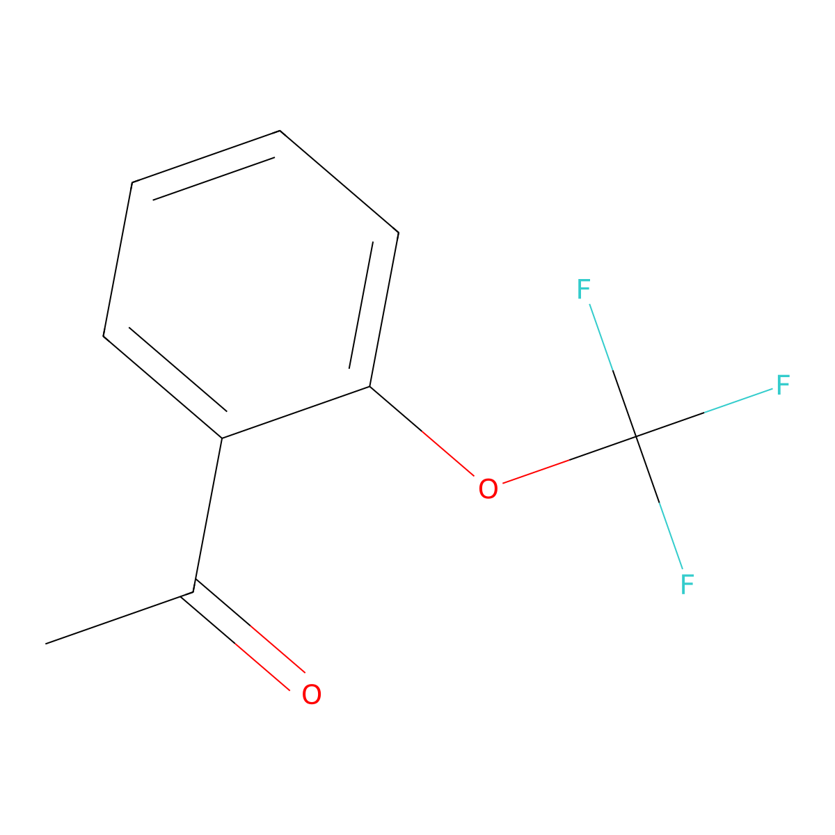 2'-(Trifluoromethoxy)acetophenone molecular structure, CAS 220227-93-0