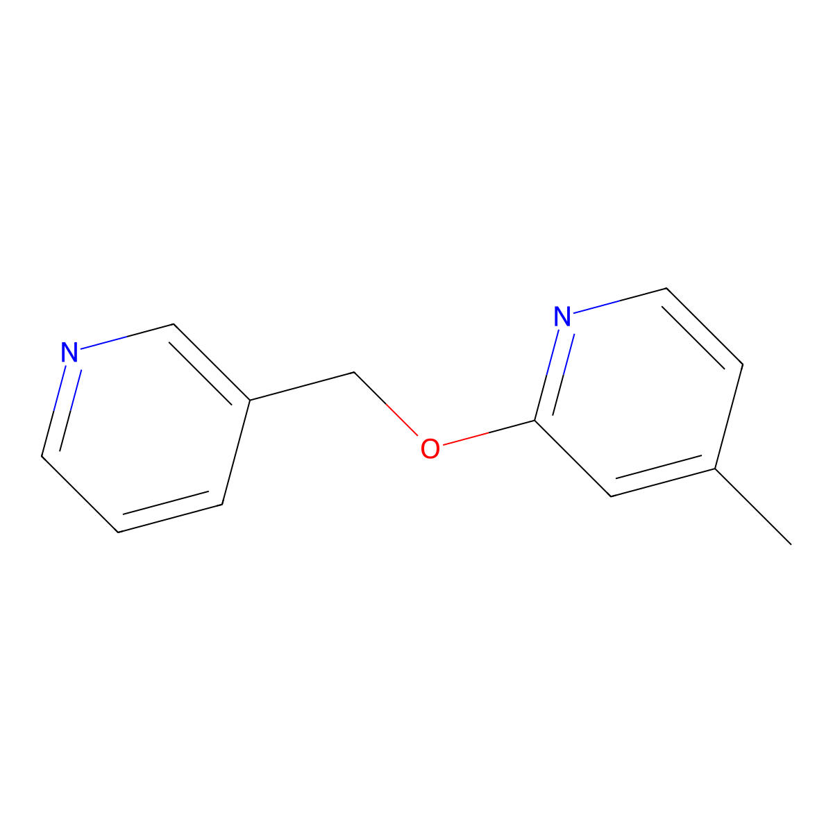 4-Methyl-2-[(pyridin-3-yl)methoxy]pyridine molecular structure, CAS 2202294-92-4