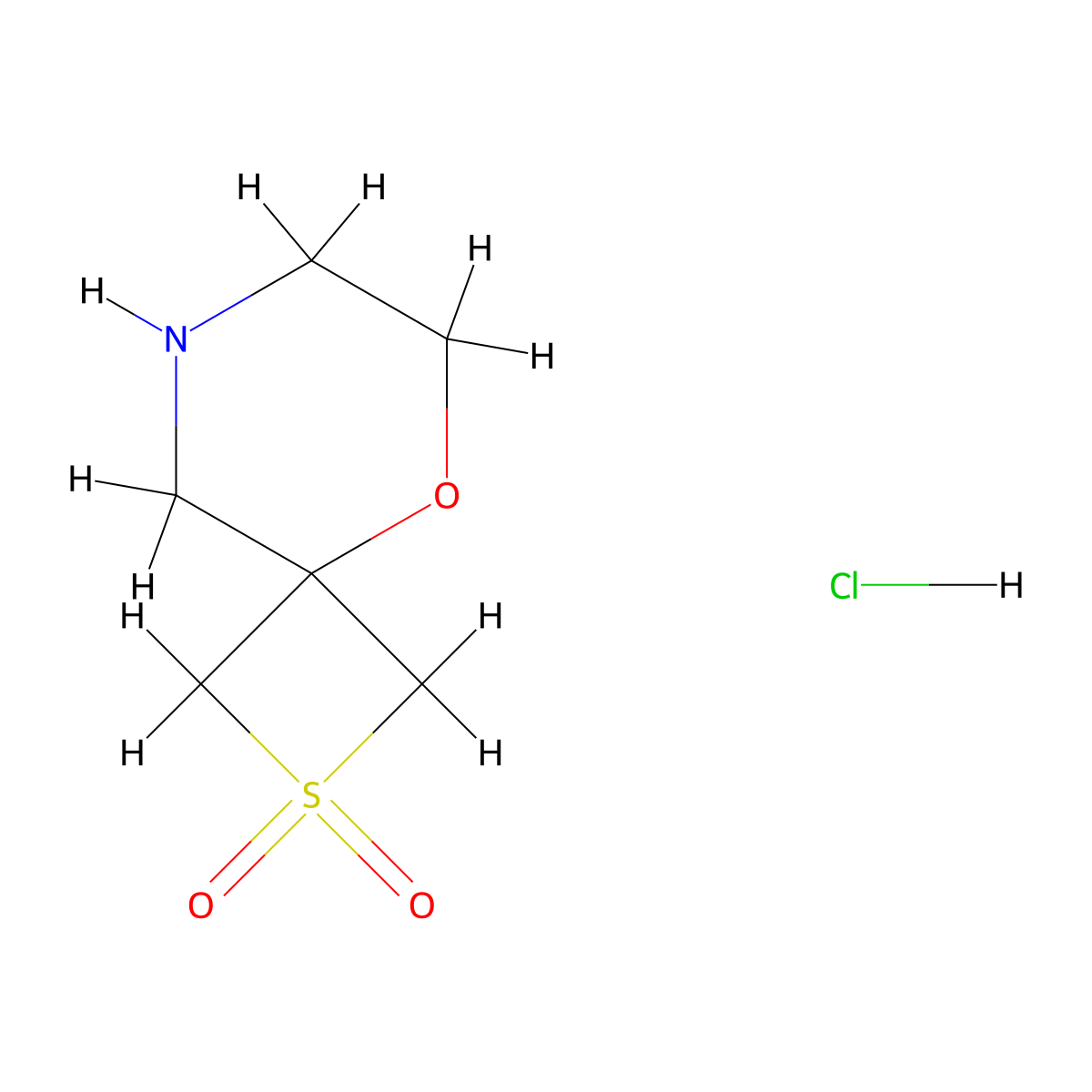 5-Oxa-2-thia-8-azaspiro[3.5]nonane 2,2-dioxide hydrochloride molecular structure, CAS 2202297-91-2