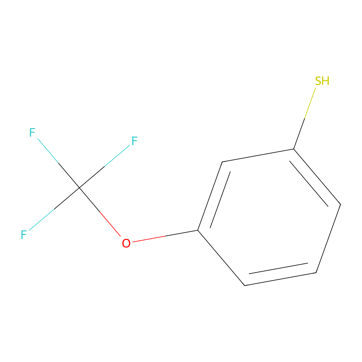 3-(Trifluoromethoxy)benzene-1-thiol molecular structure, CAS 220239-66-7