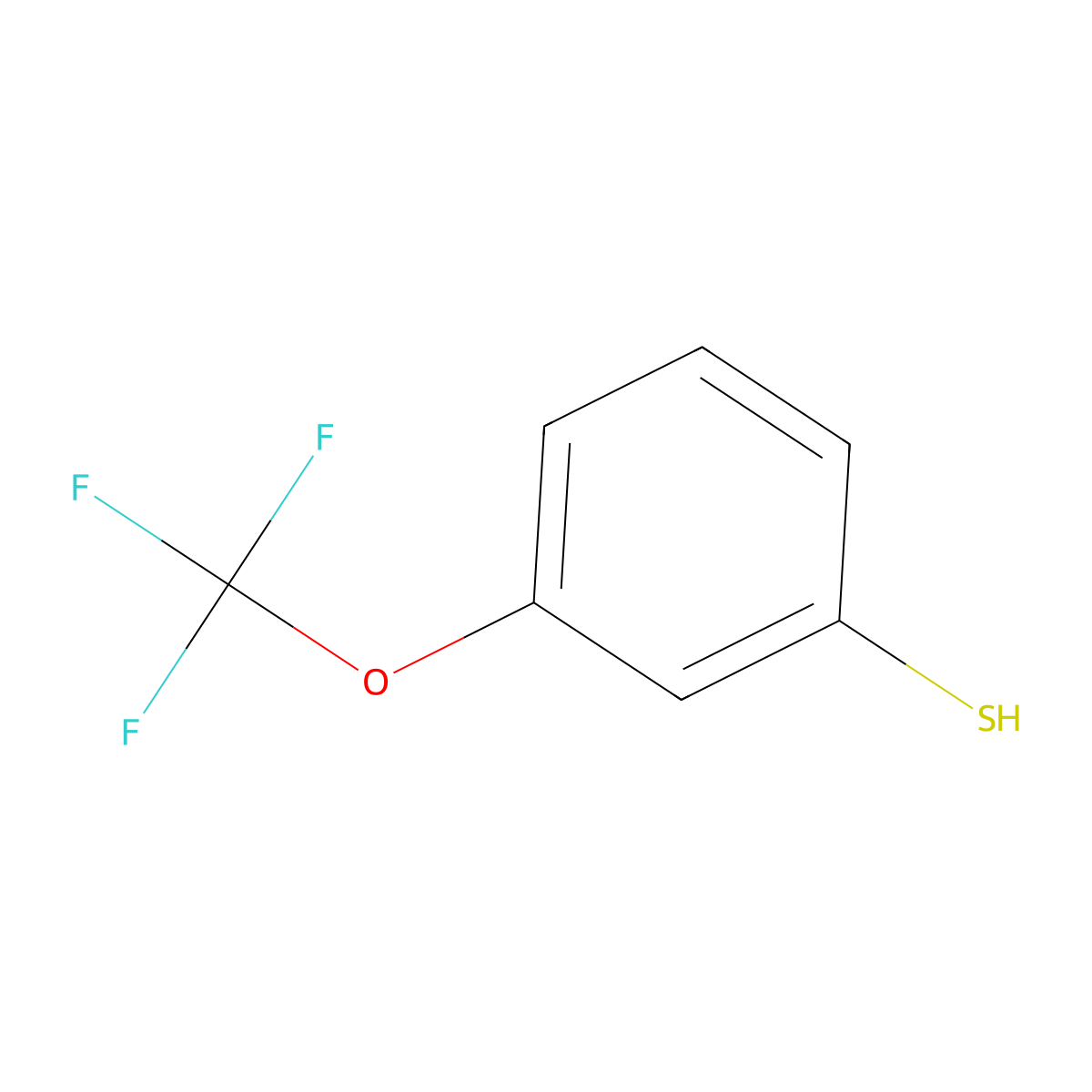3-(Trifluoromethoxy)benzene-1-thiol molecular structure, CAS 220239-66-7