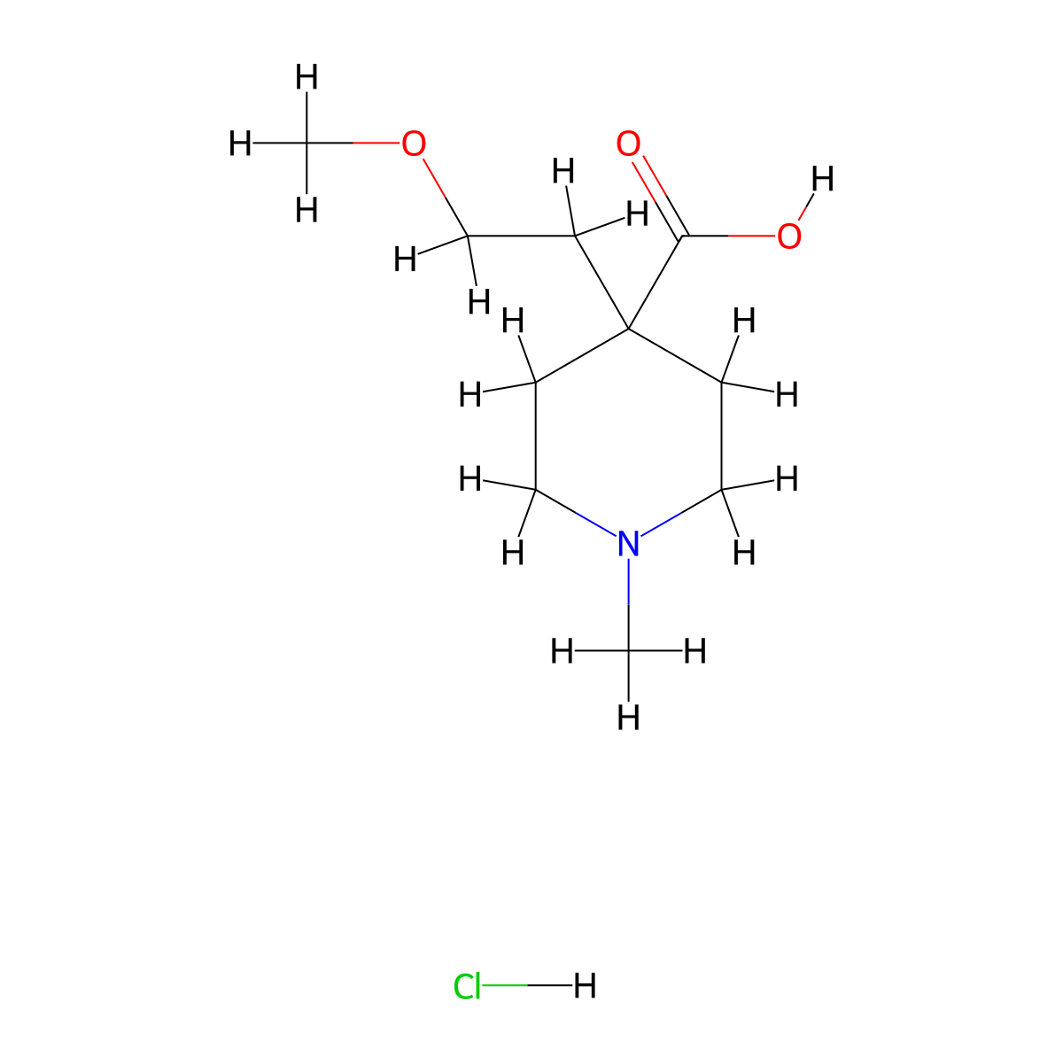 4-(2-Methoxyethyl)-1-methylpiperidine-4-carboxylic acid hydrochloride molecular structure, CAS 2202413-45-2