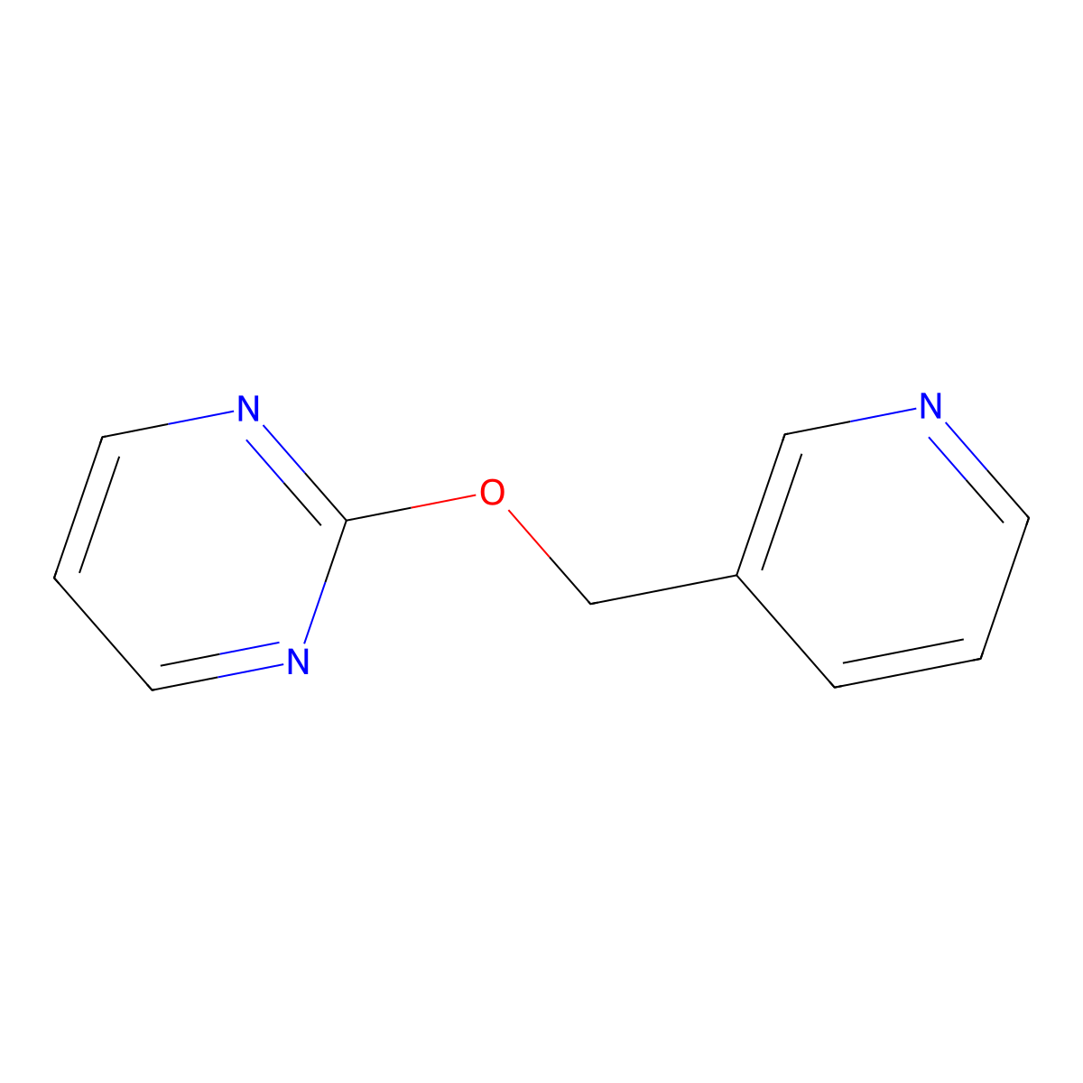 2-[(Pyridin-3-yl)methoxy]pyrimidine molecular structure, CAS 2202464-12-6