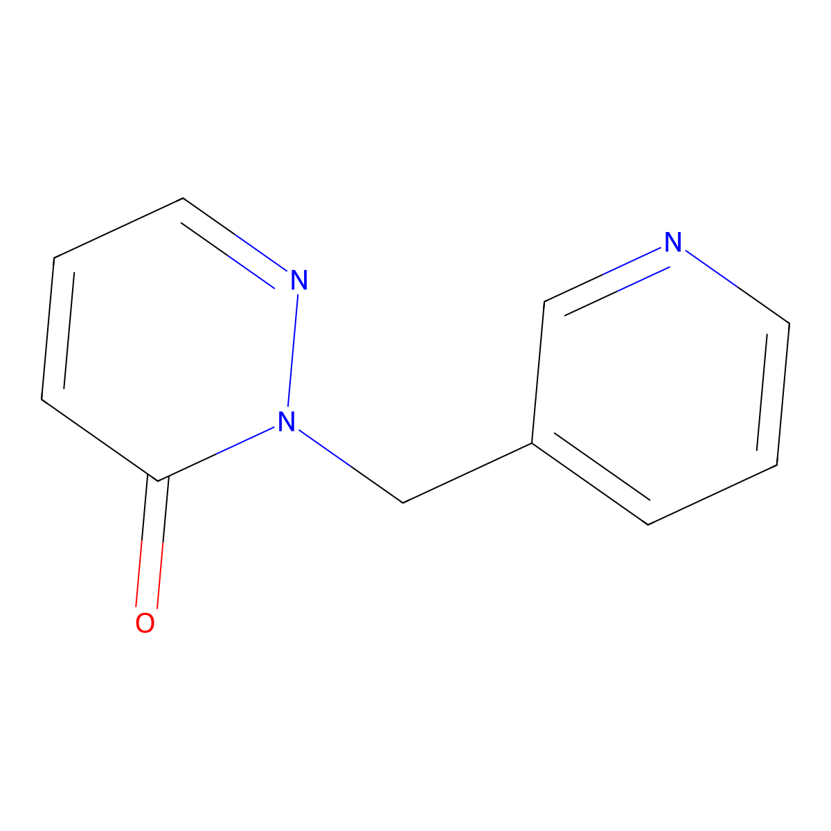 2-[(Pyridin-3-yl)methyl]-2,3-dihydropyridazin-3-one molecular structure, CAS 2202519-11-5