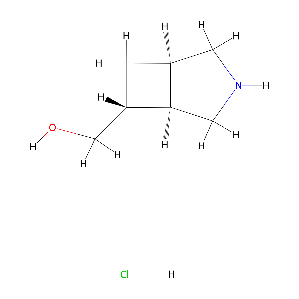 rel-((1R,5R,6R)-3-Azabicyclo[3.2.0]heptan-6-yl)methanol hydrochloride molecular structure, CAS 2202731-16-4