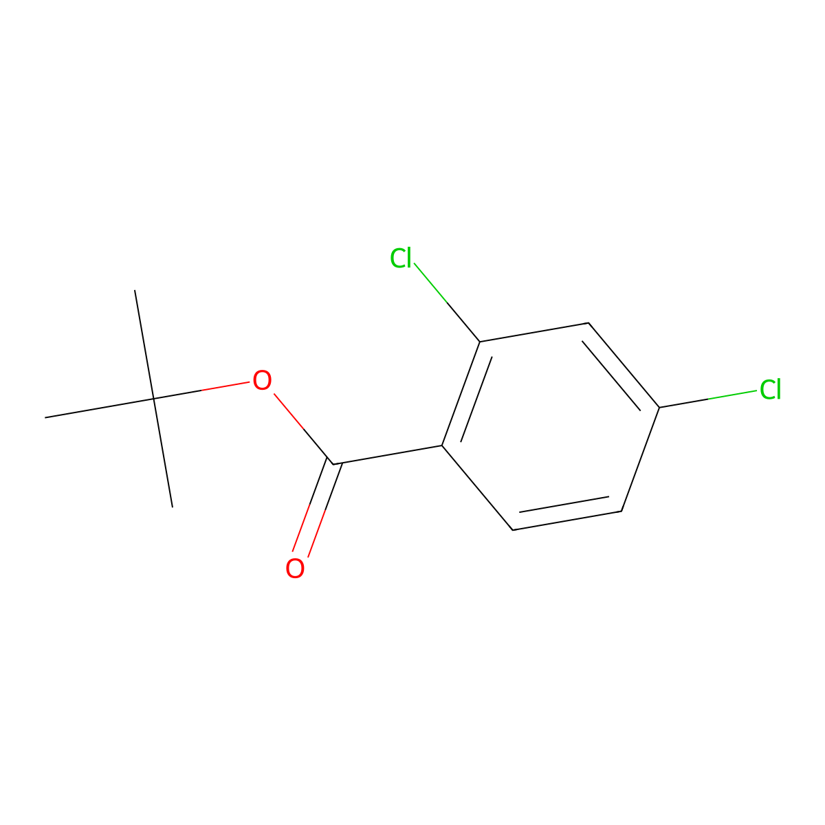 Tert-butyl 2,4-dichlorobenzoate molecular structure, CAS 220283-13-6
