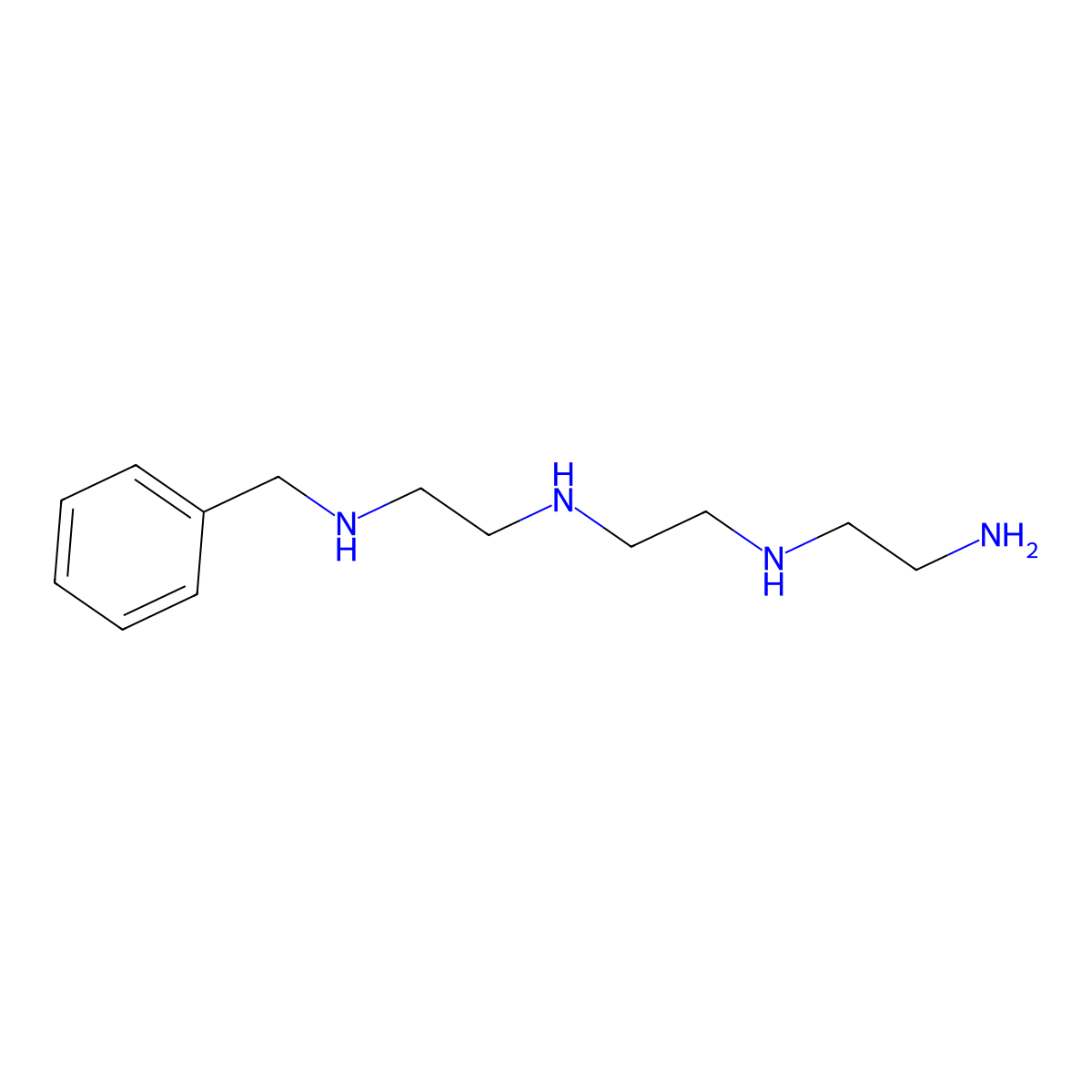 N-(2-Aminoethyl)-N'-(2-(benzylamino)ethyl)ethylenediamine molecular structure, CAS 22029-44-3