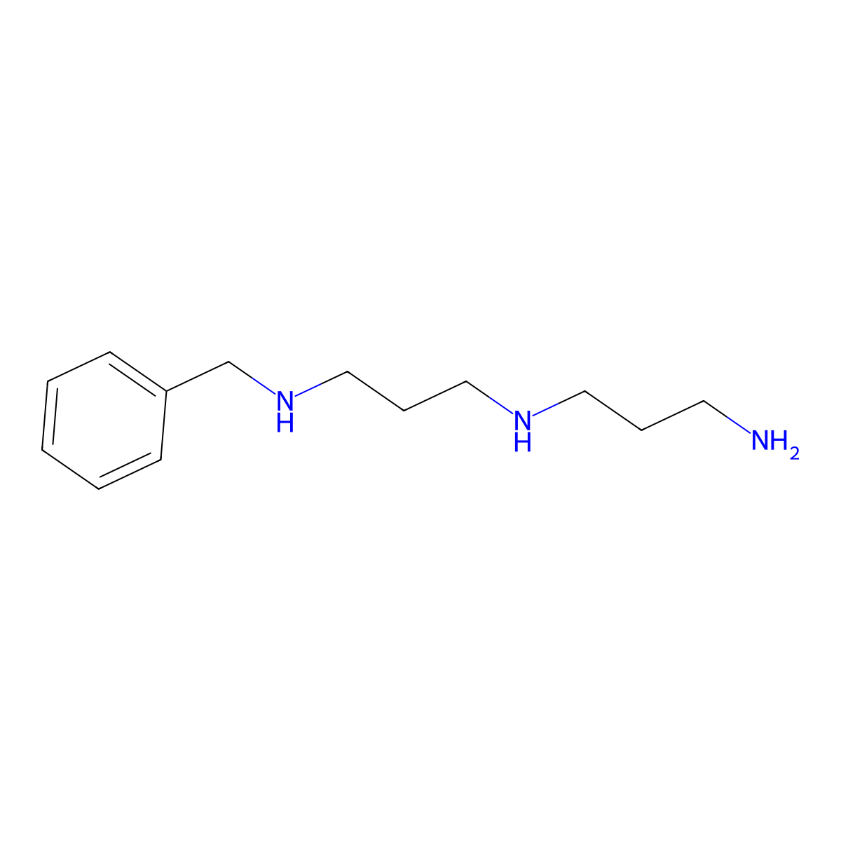 {3-[(3-Aminopropyl)amino]propyl}(benzyl)amine molecular structure, CAS 22029-45-4