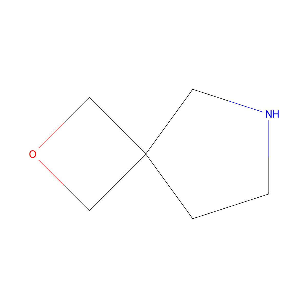 2-Oxa-6-azaspiro[3.4]octane molecular structure, CAS 220290-68-6