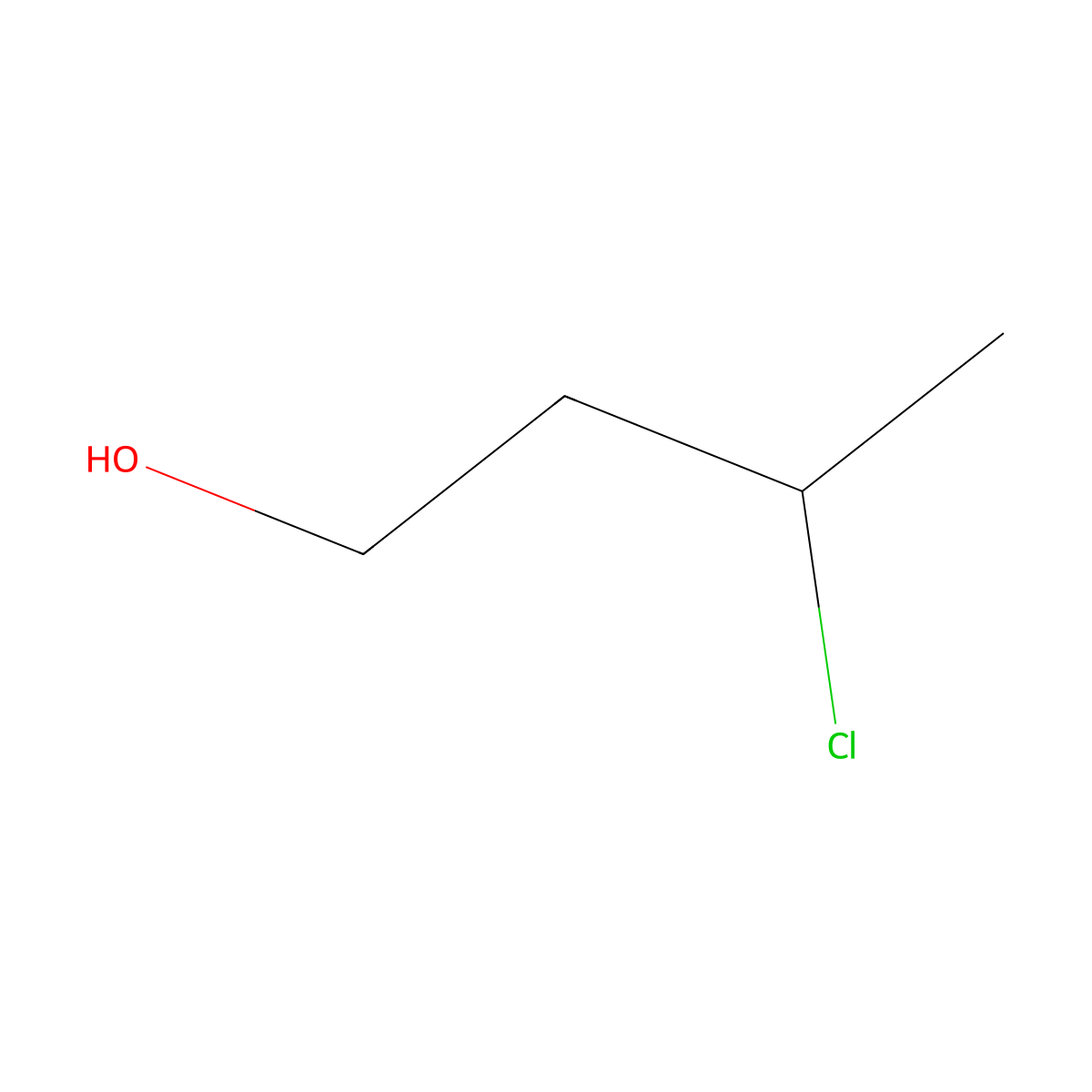 3-Chloro-1-butanol molecular structure, CAS 2203-35-2