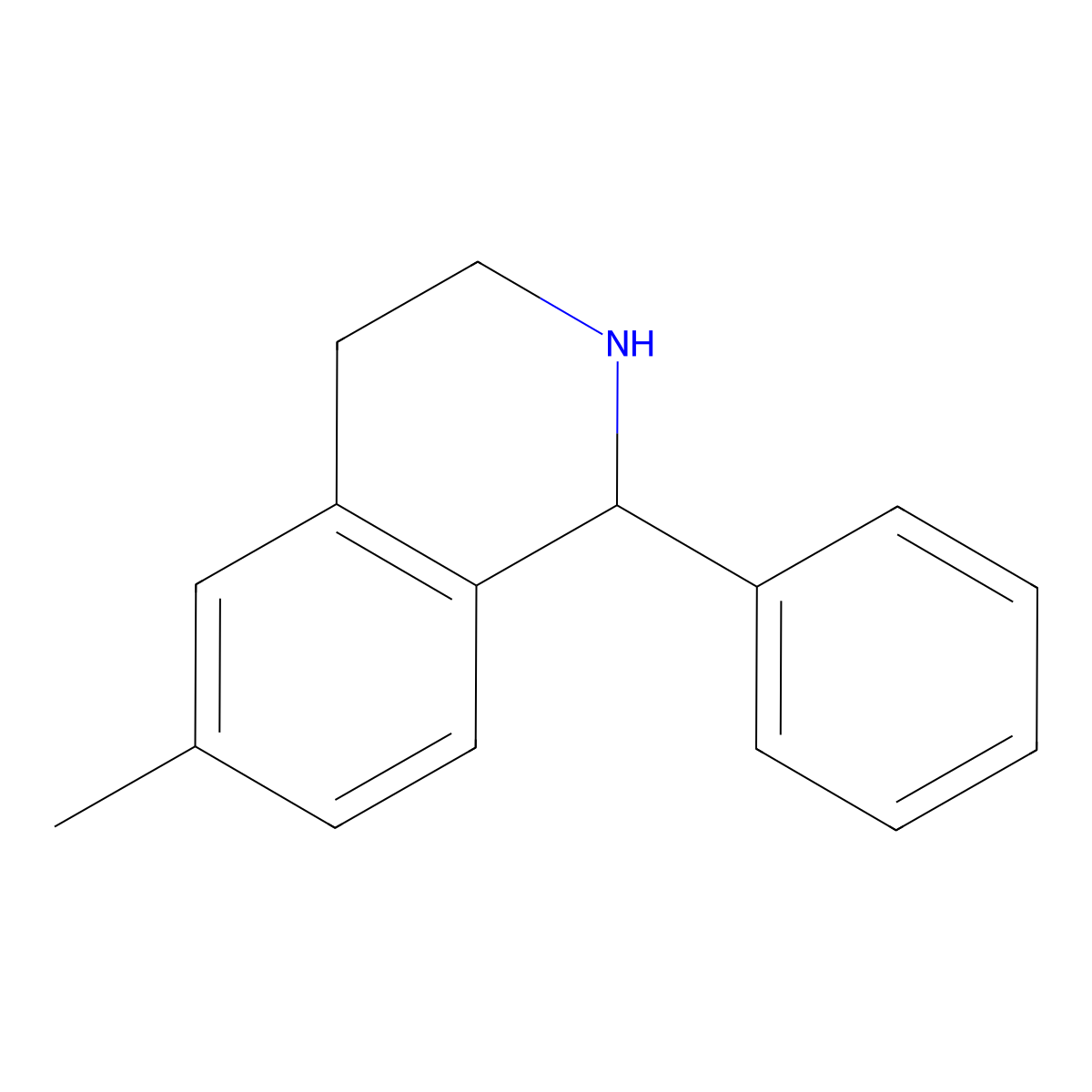 6-Methyl-1-phenyl-1,2,3,4-tetrahydroisoquinoline molecular structure, CAS 220327-29-7
