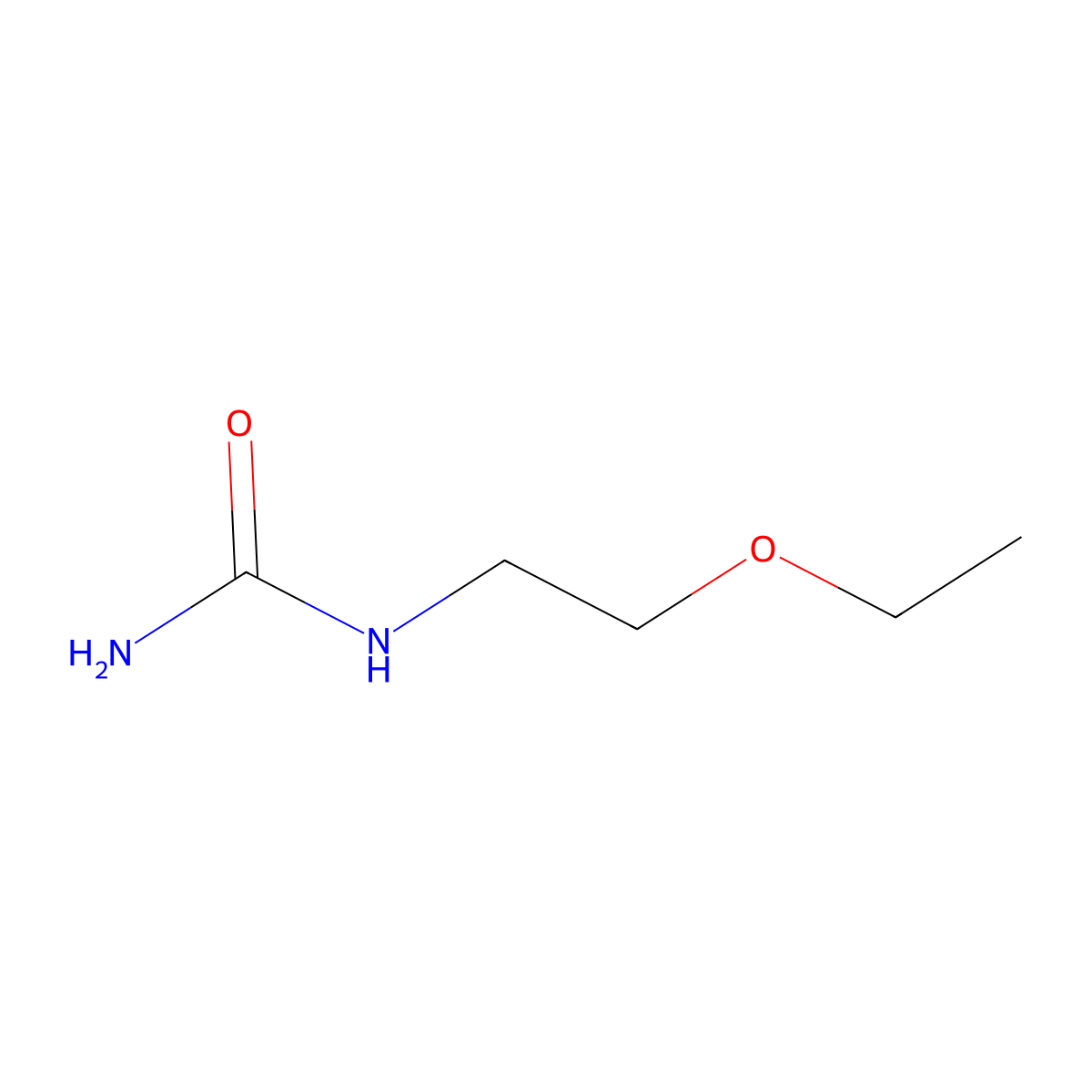 (2-Ethoxyethyl)urea molecular structure, CAS 22033-11-0