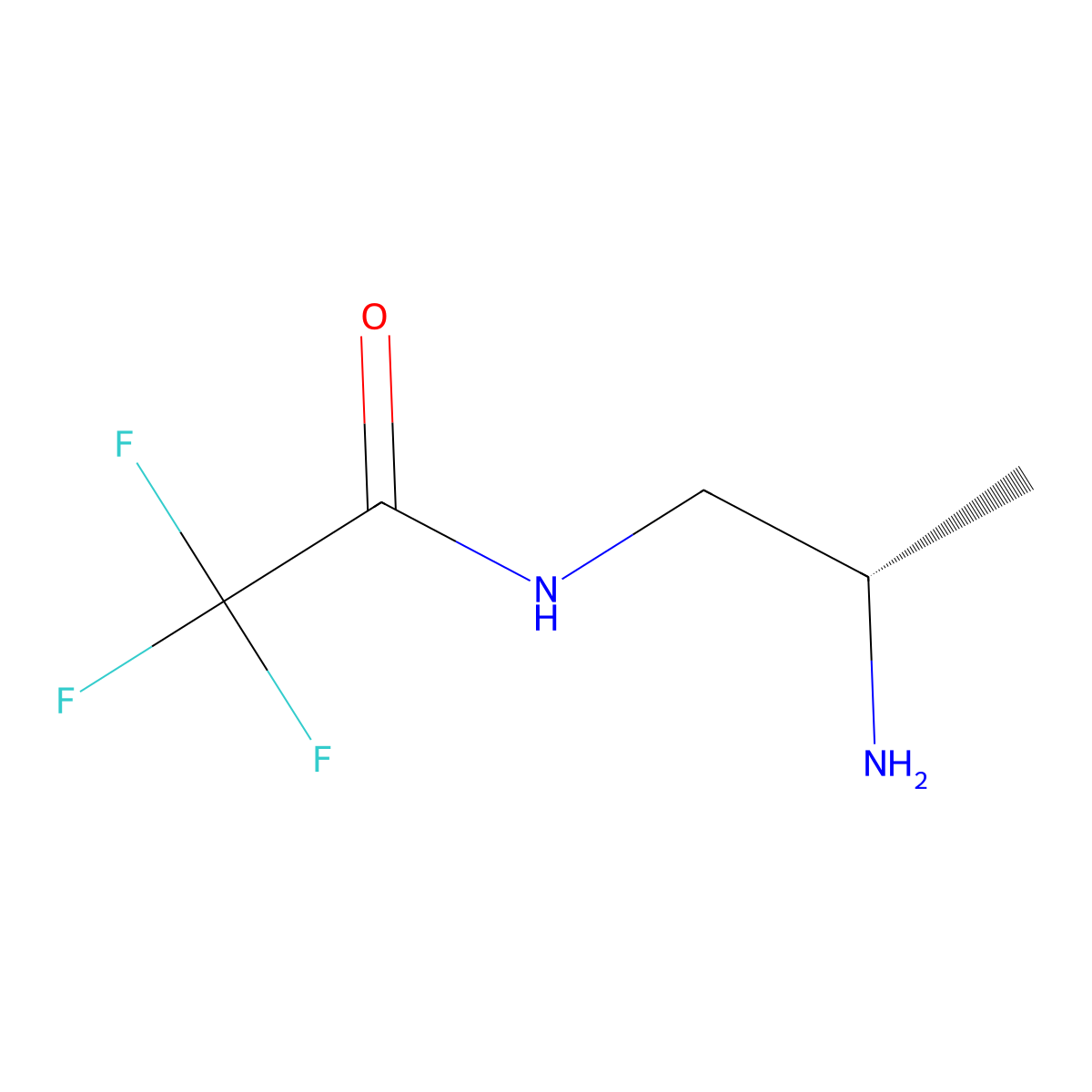 (S)-N-(2-Aminopropyl)-2,2,2-trifluoroacetamide molecular structure, CAS 2203403-82-9