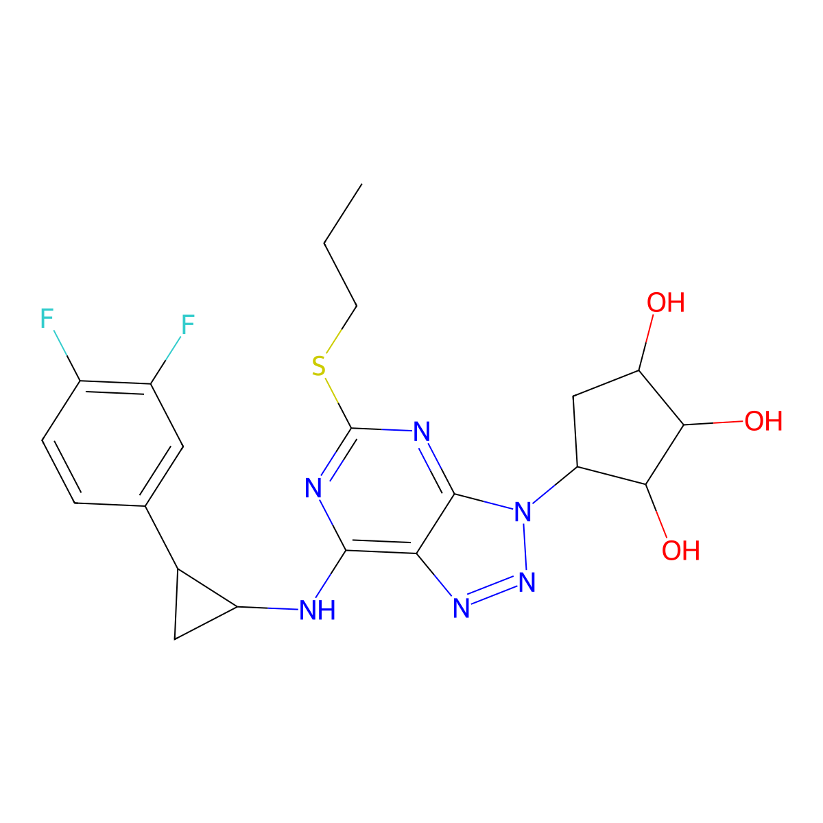 AR-C124910XX molecular structure, CAS 220347-05-7