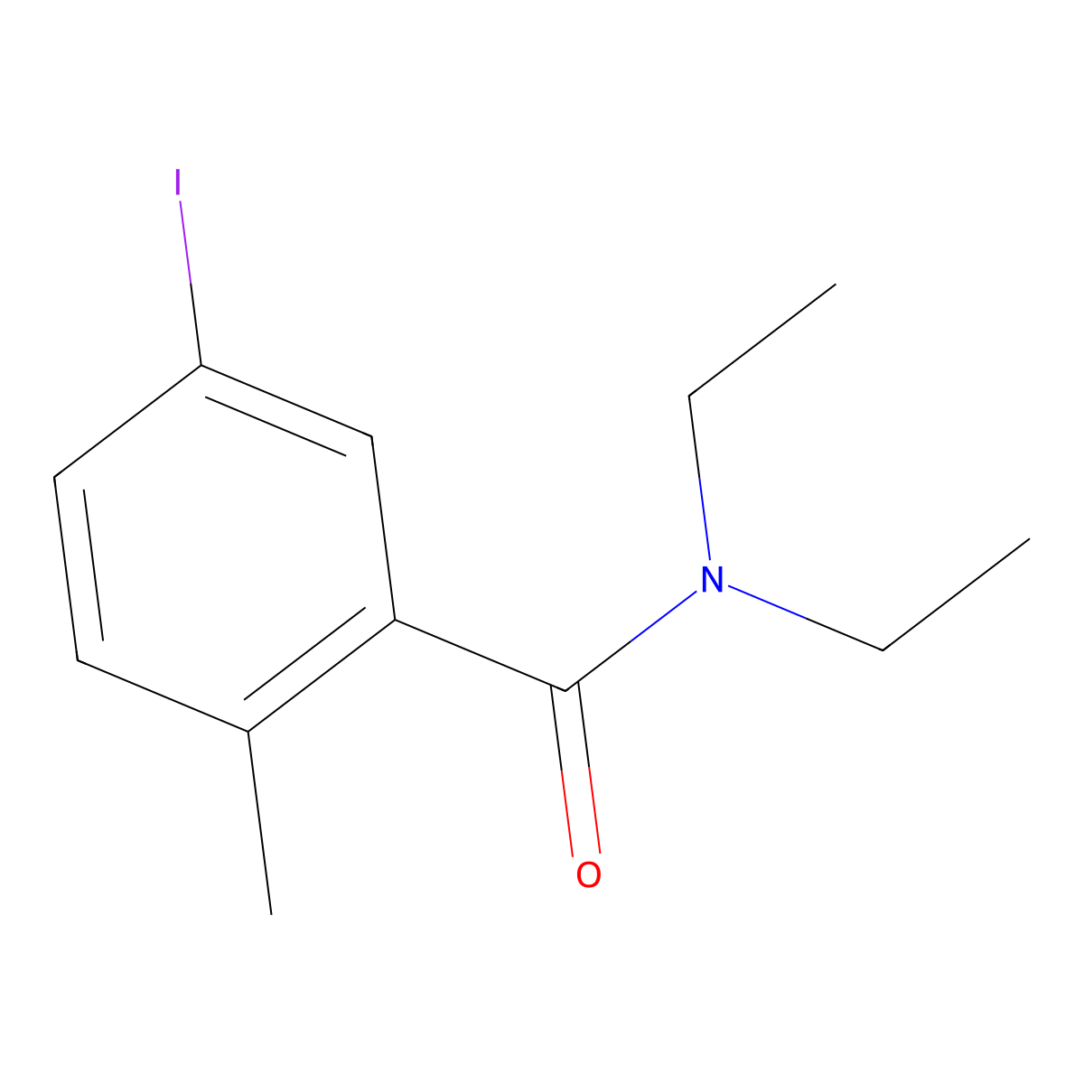 N,N-Diethyl-5-iodo-2-methyl-benzamide molecular structure, CAS 2203717-19-3