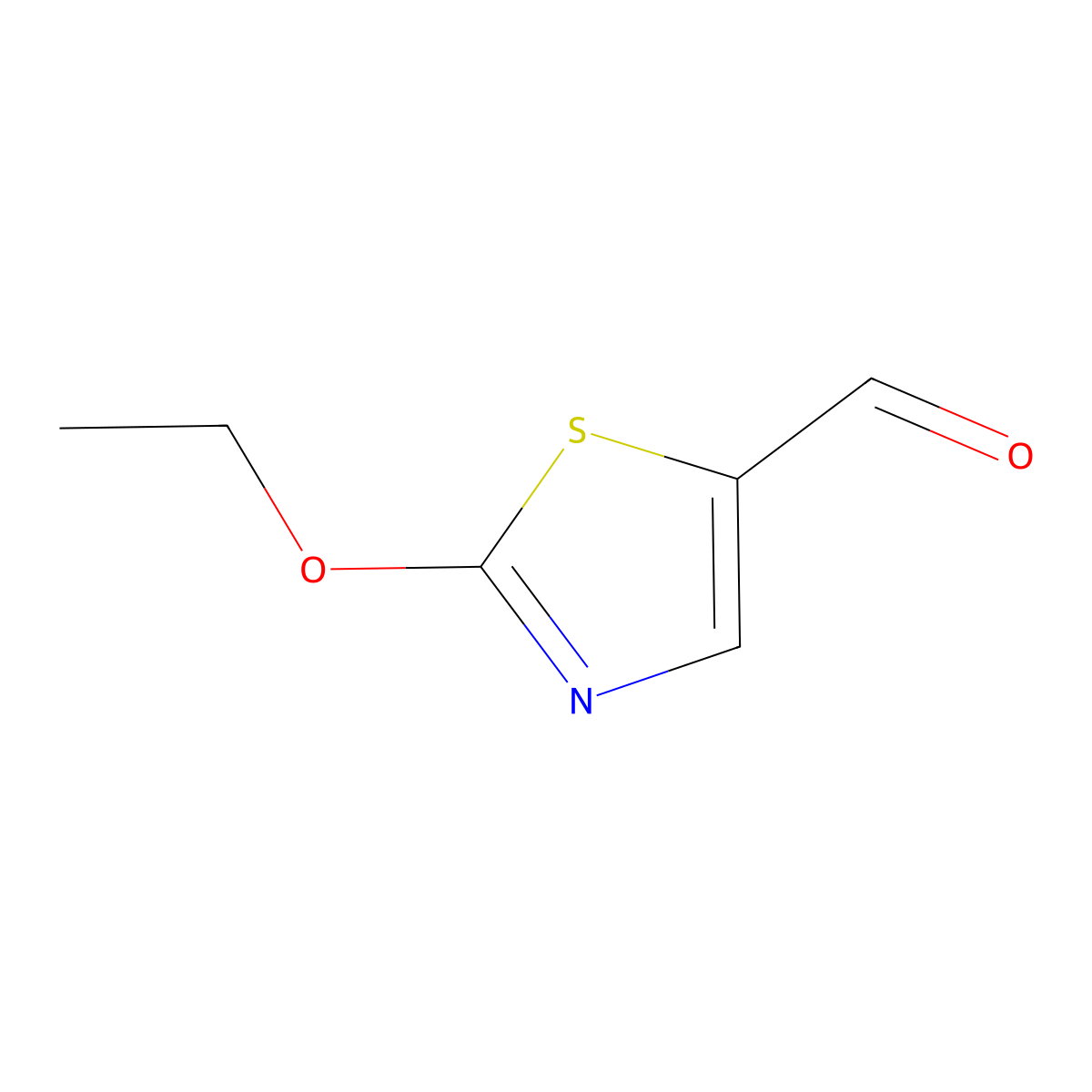 2-Ethoxy-1,3-thiazole-5-carbaldehyde molecular structure, CAS 220389-76-4