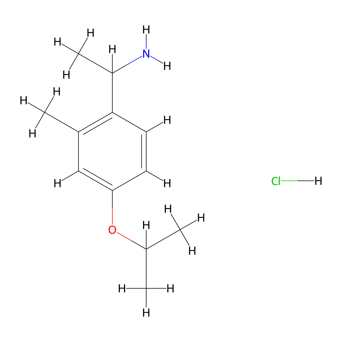 1-(4-Isopropoxy-2-methyl-phenyl)-ethylamine hydrochloride molecular structure, CAS 2203940-81-0