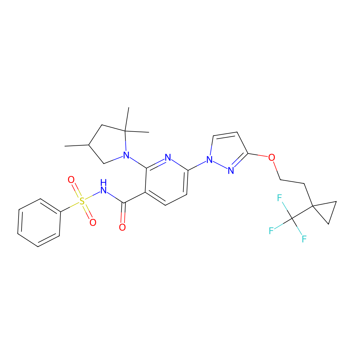 Bamocaftor molecular structure, CAS 2204245-48-5