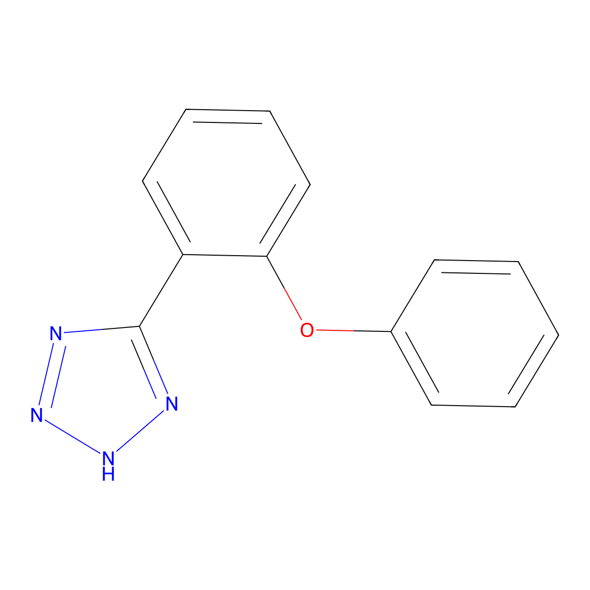 5-(2-phenoxyphenyl)-2H-tetrazole molecular structure, CAS 220429-69-6
