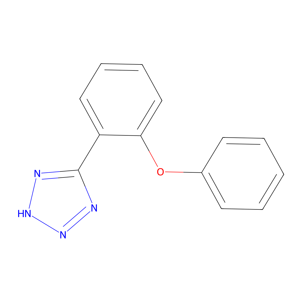 5-(2-phenoxyphenyl)-2H-tetrazole molecular structure, CAS 220429-69-6